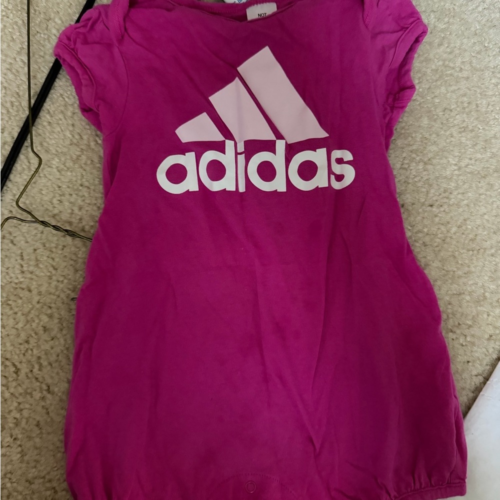 Adidas Fuchsia Baby romper